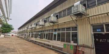 2000平米廠房車間用環(huán)?？照{(diào)降溫通風(fēng)效果好？